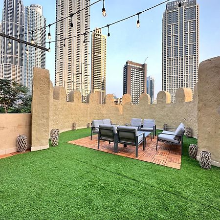 Durrani Homes - Unique Garden Apt At Souk Al Bahar Besides Dubai Mall & Burjkhalifa With Private Jaccuzi Extérieur photo