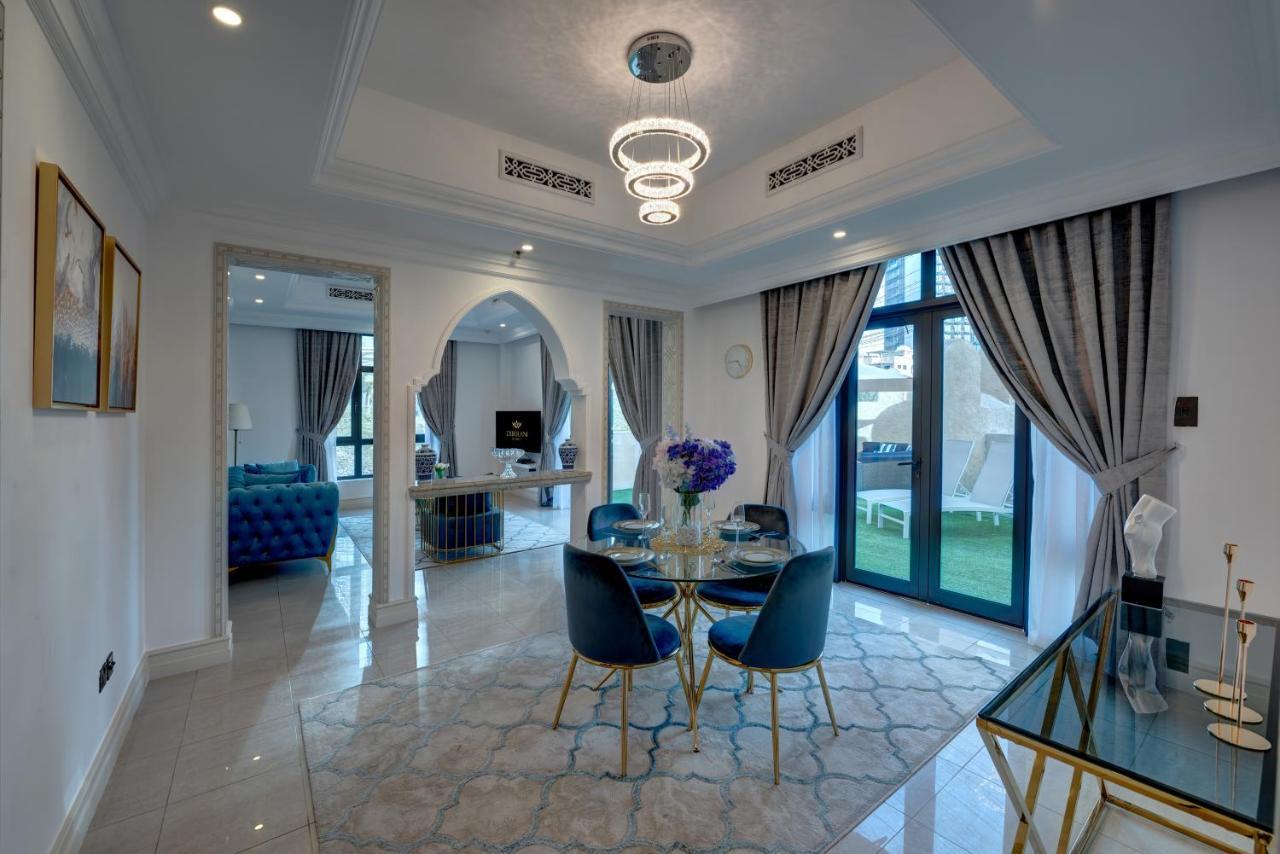 Durrani Homes - Unique Garden Apt At Souk Al Bahar Besides Dubai Mall & Burjkhalifa With Private Jaccuzi Extérieur photo